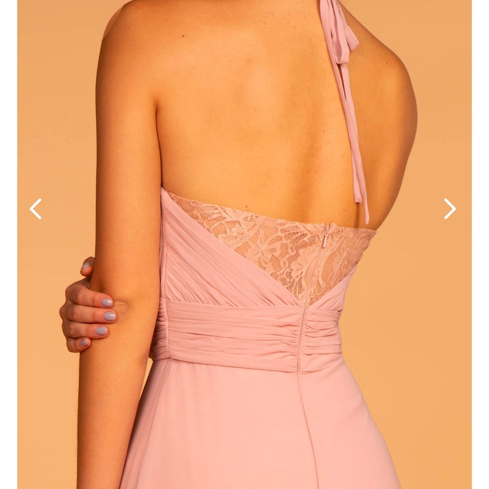 (NWOT) Pink chiffon dress size 2X - Picture 4 of 17